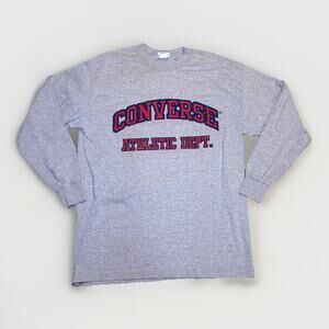 Converse Athletic Dept Gray Long Sleeve T-Shirt Men’s Large L